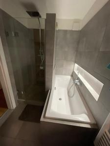 Kúpeľňa v ubytovaní Apartmán Letná