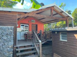 Balkón nebo terasa v ubytování La Bananeraie Apt 35m2 piscine jardin tropical parking privé