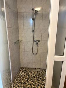 Koupelna v ubytování La Bananeraie Apt 35m2 piscine jardin tropical parking privé