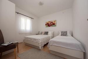 Ένα ή περισσότερα κρεβάτια σε δωμάτιο στο Apartment Neva