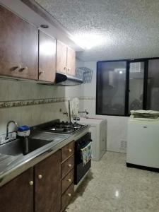 Η κουζίνα ή μικρή κουζίνα στο Balcones del Chicamocha