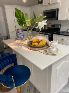 A kitchen or kitchenette at Seabliss Villa