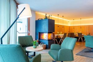 Istumisnurk majutusasutuses Hotel Lindnerhof