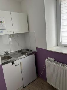 Küche/Küchenzeile in der Unterkunft Fremdenzimmer Sas
