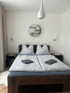 Postel nebo postele na pokoji v ubytování Apartmán Stanka 002 + 36 fotografií