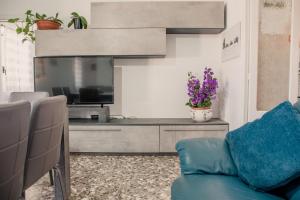 Μια τηλεόραση ή/και κέντρο ψυχαγωγίας στο Villa Teresa, relax in Valle d'Itria