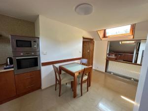 Kuchyň nebo kuchyňský kout v ubytování Apartmány Pieniny