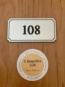 Certifikát, hodnocení, plakát nebo jiný dokument vystavený v ubytování U Zámečku 108