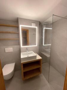 Et badeværelse på Casa Seraina - im Herzen von Flims