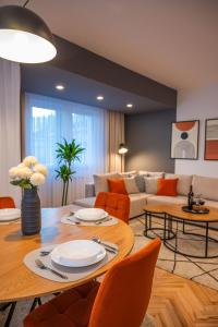 Χώρος καθιστικού στο Pelagonka Central Apartment