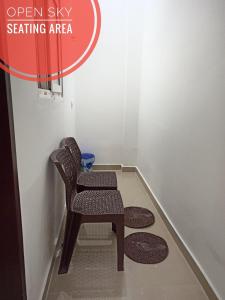 Posezení v ubytování Flat in Prayagraj