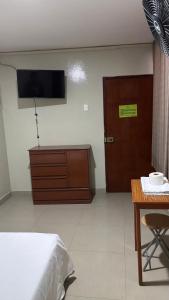 Postel nebo postele na pokoji v ubytování Hospedaje Sol del Norte