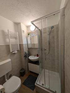 Koupelna v ubytování H-Aparts Essen - TOP Apartments in Best-Lage