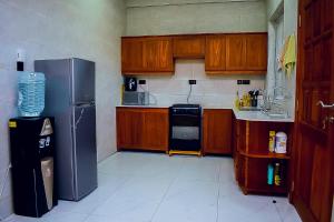 Η κουζίνα ή μικρή κουζίνα στο Cozy Center Stay