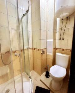 Koupelna v ubytování Hostel Cozzydine
