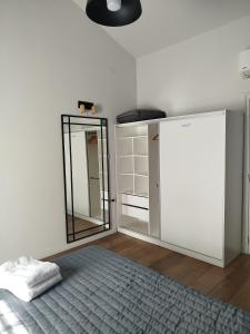Katil atau katil-katil dalam bilik di 2 AC, TV 55'', WIFI 500MG, Colchón cómodo, todo en Apartamento Gamán