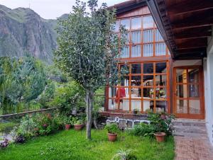 Zahrada ubytování Hotel Humantay lodge Ollantaytambo