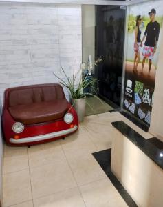 Posezení v ubytování Apartamento 102 espaçoso e tranquilo