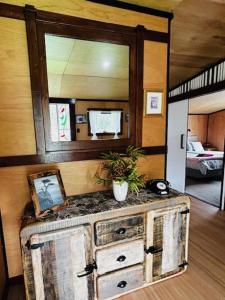 Conlan Springs Cottage客房内的一张或多张床位