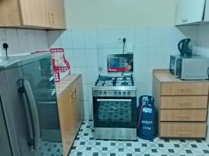 Kuchyň nebo kuchyňský kout v ubytování Ram appointment