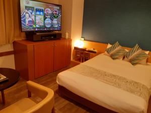 TV a/nebo společenská místnost v ubytování Hotel Moana Otsuka (Adult Only)
