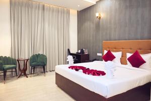 Postel nebo postele na pokoji v ubytování Hotel VANSHIVAT