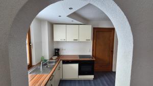 Kuchyň nebo kuchyňský kout v ubytování Alina's DIY-Haus St.Jakob
