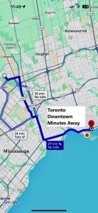 a map of the borough of minneapolis wa at Modern 1-Bedroom Apartment - Near Airport & Toronto Downtown in Brampton +13 photos
