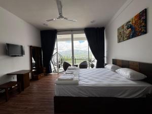 Voodi või voodid majutusasutuse Wooton Peak Resort toas