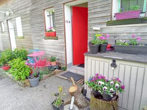 Vonkajšia záhrada v ubytovaní Chalet rustique à La Salvetat-sur-Agout avec vue montagne
