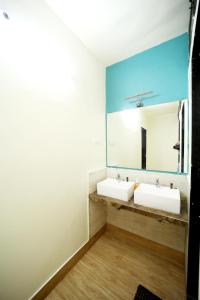 Koupelna v ubytování Social Hubz Hostel