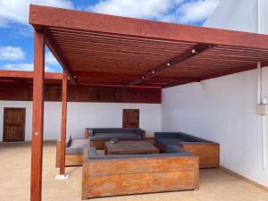 Posezení v ubytování Villa sol e mar