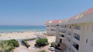 a view of a hotel and the beach at Appartamento presso Residence Erice Beach - Casa Vacanza in Erice