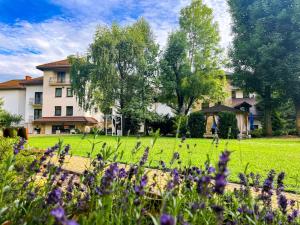 Vonkajšia záhrada v ubytovaní Hotel Victoria