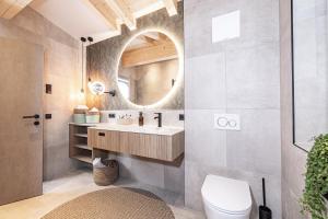 Koupelna v ubytování Studio 24 by Hotel Brücke