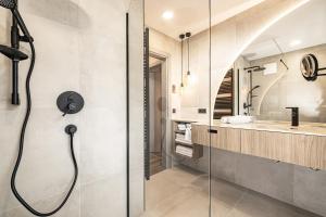 Koupelna v ubytování Studio 24 by Hotel Brücke