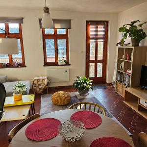 Apartment Salamander的电视和/或娱乐中心