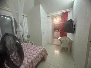 Voodi või voodid majutusasutuse Appt F2 BELLISSIMA toas