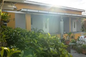 Um jardim no exterior de Nics Appartments - Relaxing vacation 5 min from different beaches