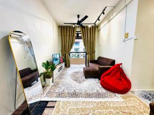 Χώρος καθιστικού στο Lux Apartment Near Drawbridge