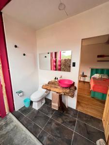 Postel nebo postele na pokoji v ubytování Mojarra Beach Casa privada Vista al mar