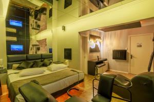Televisyen dan/atau pusat hiburan di Motel Paradiso - Passo Fundo-RS