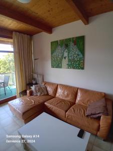 Posezení v ubytování Apartmán Lipno A12