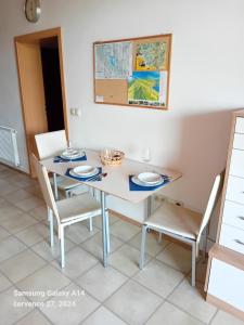 Posezení v ubytování Apartmán Lipno A12