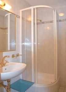 Koupelna v ubytování Apartment Grattschlössl