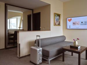 Posezení v ubytování Metropolitan Hotel by Flemings