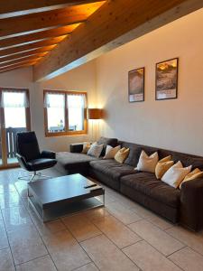 Posezení v ubytování Chalet Adler Bettmeralp