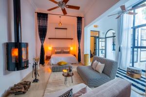 Posezení v ubytování Maison H Kasbah