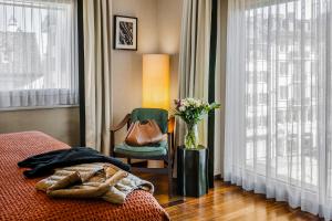 A bed or beds in a room at Hotel D - Basel - Fully Renovated 2025