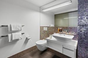 A bathroom at Hotel D - Basel - Fully Renovated 2025